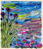 Water Lillies
Allison Roy
24" x 21"
acrylic on canvas
$775