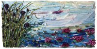 Water Lillies II
Allison Roy 
18" x 36" canvas
acrylic on canvas
$950