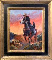 Ahead of the Sun
Nancy Rynes
14" x 12"
oil on panel
$680