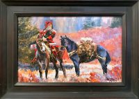 Winter Traveler
Nancy Rynes
12-1/2" 17-1/2"
oil on panel
$995