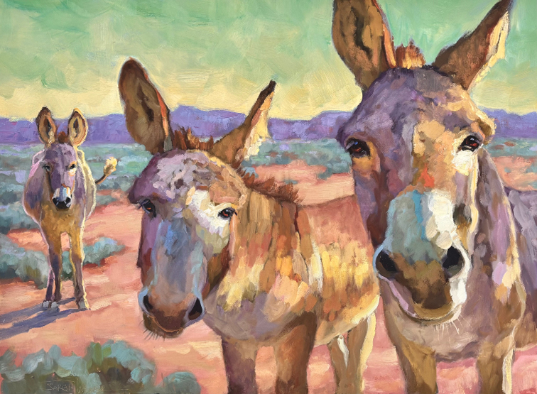 Donkeys in Paradise by