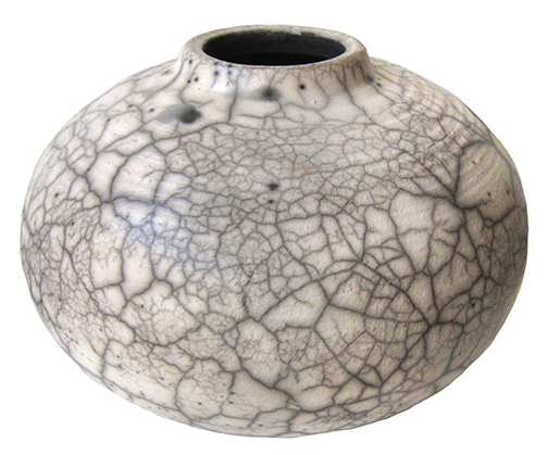Large Naked Raku Pot by