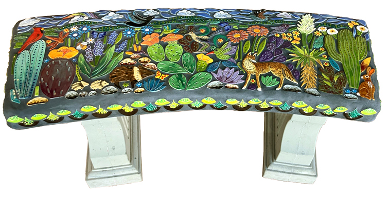 Sonoran Joy Bench by