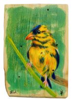 American Goldfinch
Anneliese Chittock
7" x 5"
mixed media on panel
$95