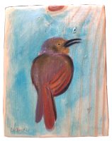 Curve-Billed Thrasher
Anneliese Chittock
acrylic and mixed media on wood
$95