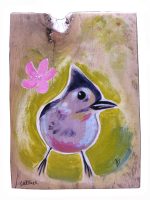 Tutfed Titmouse with Blosson
Anneliese Chittock
7" x 5"
acrylic on wood
$95