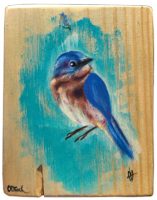 Unknown Songbird
Anneliese Chittock
7" x 5"
acrylic and mixed media on wood
$95