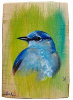 Mountain Bluebird
Anneliese Chittock
7" x 5"
mixed media on panel
$95