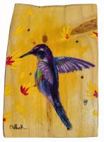 Purple-Backed Thornbill
Anneliese Chittock
7" x 5"
mixed media on panel
$95