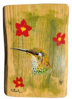 Allen's Hummingbird
Anneliese Chittock
7" x 5"
mixed media on panel
$95