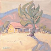 Desert Ranch
Greg Allen
11" x 11"
oil on canvas
$900