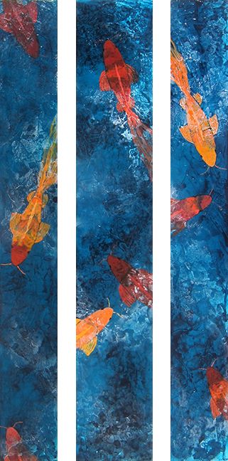 Koi II, I, III by