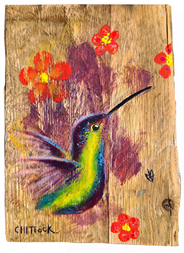 Ruby-Throated Hummingbird by