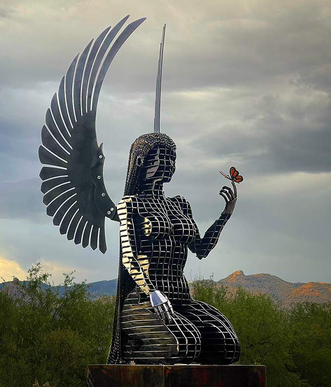 Kneeling Angel by