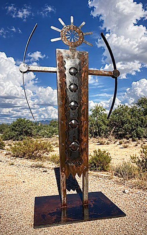 Petroglyph Wheel Head by