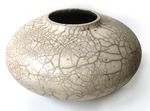 Large Naked Raku Pot by